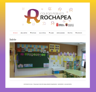Página web del CP Rochapea
