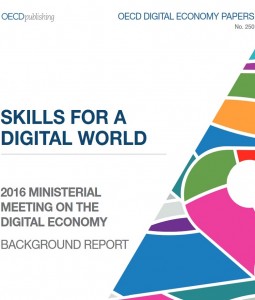 Portada Skills for a digital world de la OCDE