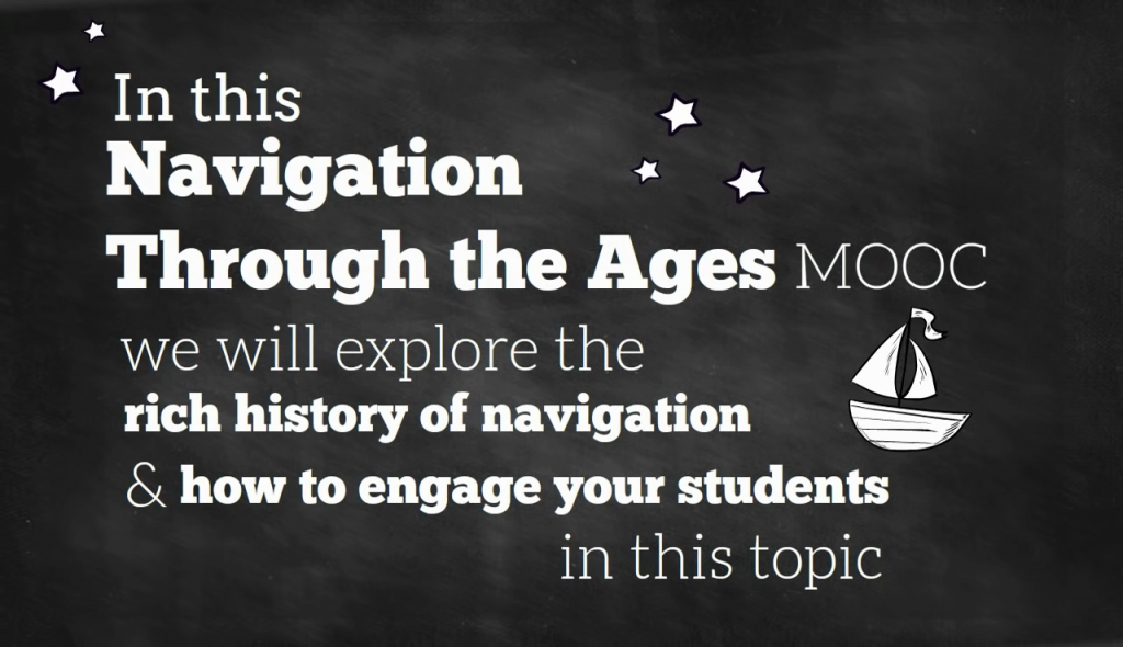 Captura del vídeo promocional del MOOC Navigation Through the Ages