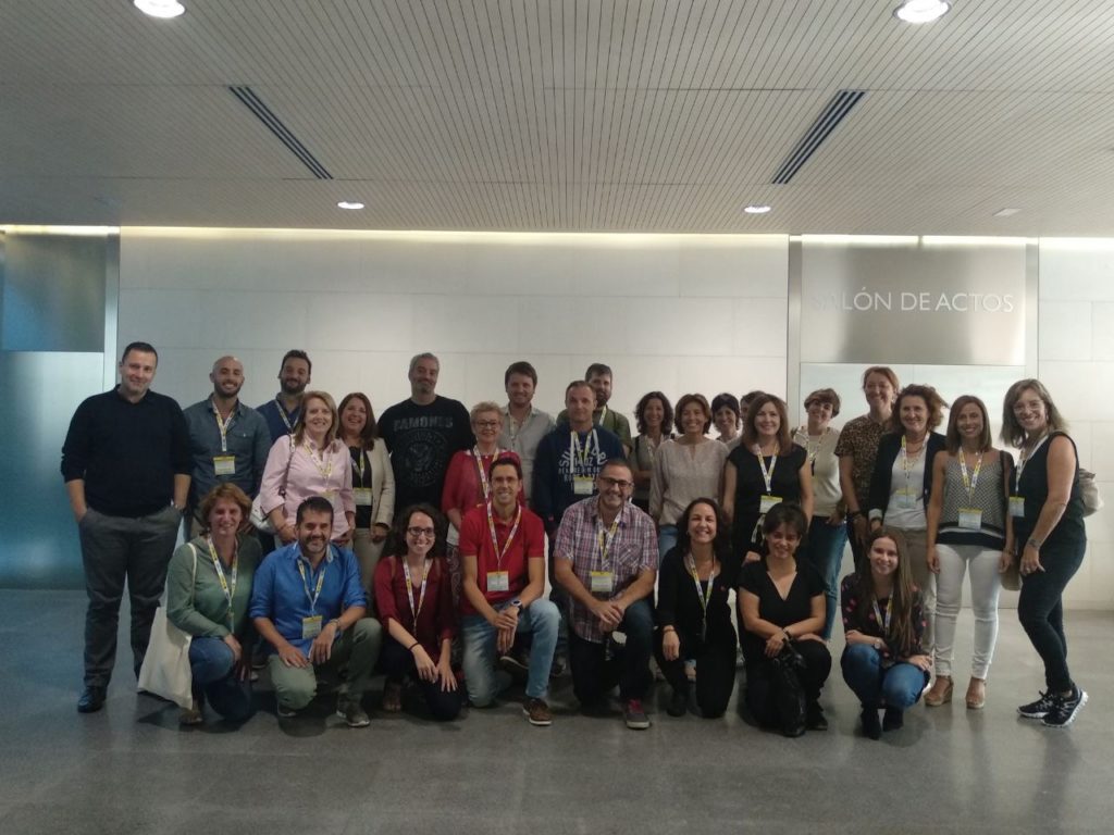 Grupo de personas posando en el INTEF