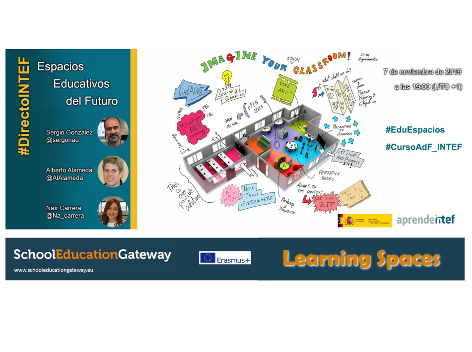 Videoconferencias Espacios Educativos del Futuro y Learning Spaces