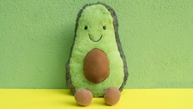 Peluche de aguacate