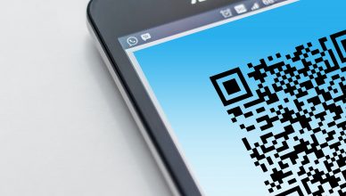 Código QR en móvil