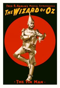 El hombre de hojalata del Mago de Oz