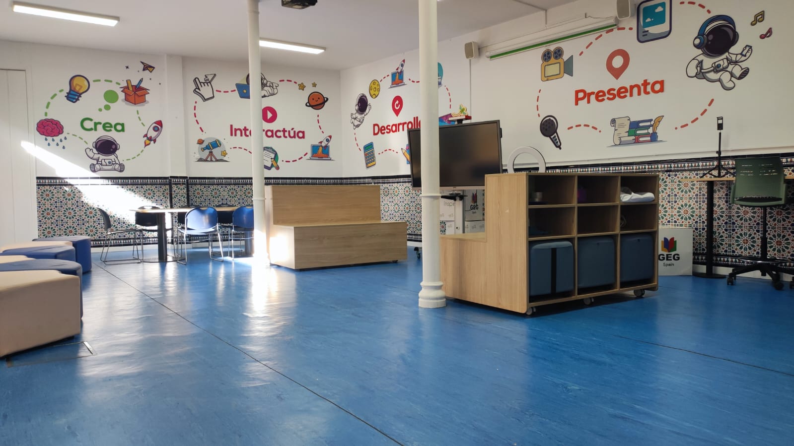 CEIP Sagrada Familia Verdruna aula del futuro
