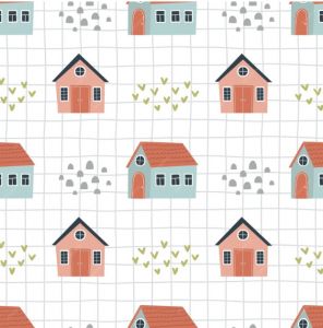 Casas en cuadrículas