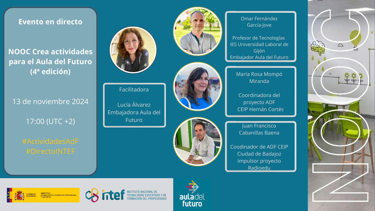 NOOC Crea Actividades para el Aula del Futuro