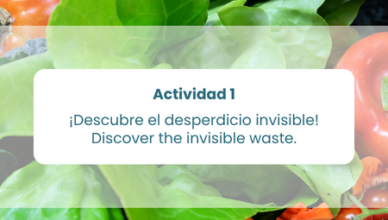 Imagen de portada de la activIdad 1 ¡Descubre el desperdicio invisible!